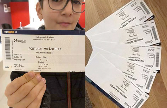 تذاكر ودية مصر والبرتغال