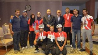 منتخب مصر بطل أفريقيا للدراجات