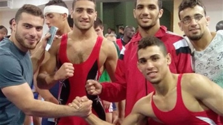 بعثة منتخب المصارعة