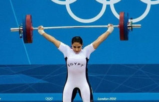 عبير عبدالرحمن، لاعبة رفع الأثقال