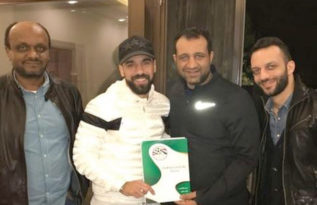 صورة توقيع عبد الله السعيد، للزمالك