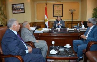 وفد لجنة ضبط الأداء الإعلامي الرياضي