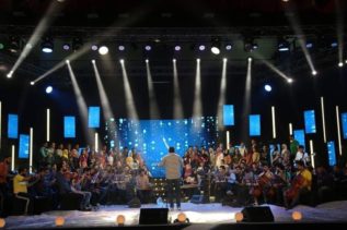 البروفة النهائية لحفل ختام مسابقة إبداع