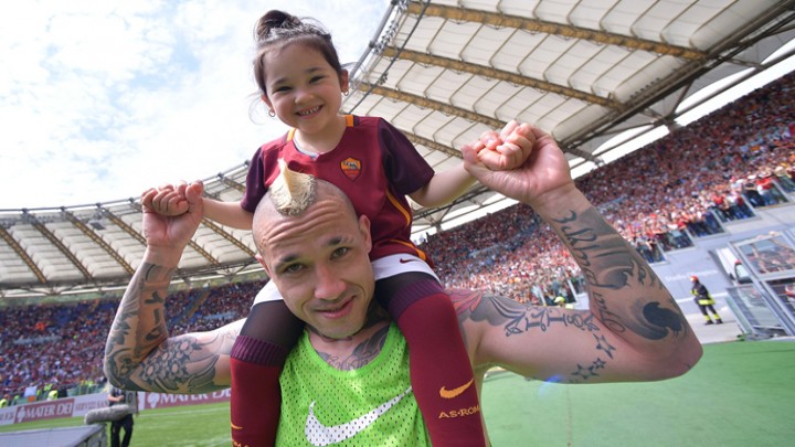 لاعب فريق روما