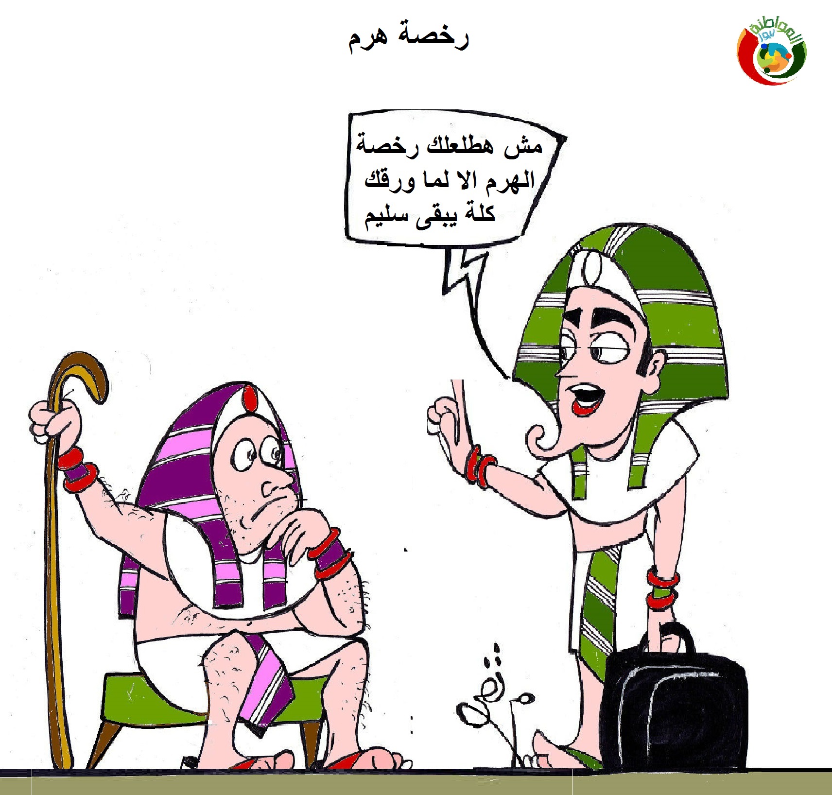 كاريكاتير المواطنة نيوز 12