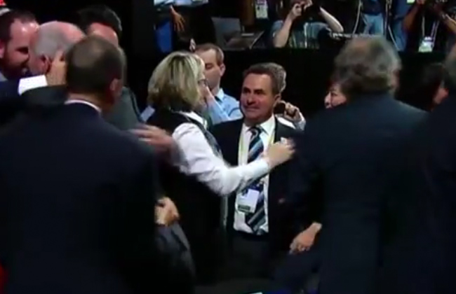 فرحة الفائزين بتنظيم كآس العالم