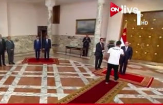 الرئيس السيسي يكرم أعضاء بعثة ألعاب البحر المتوسط